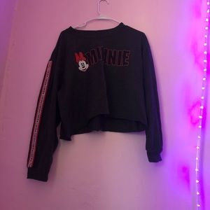 Cute Disney Minnie Mouse Crop swearter